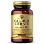 Solgar Calcium Citrate with vitamin d3 60 таблеток 